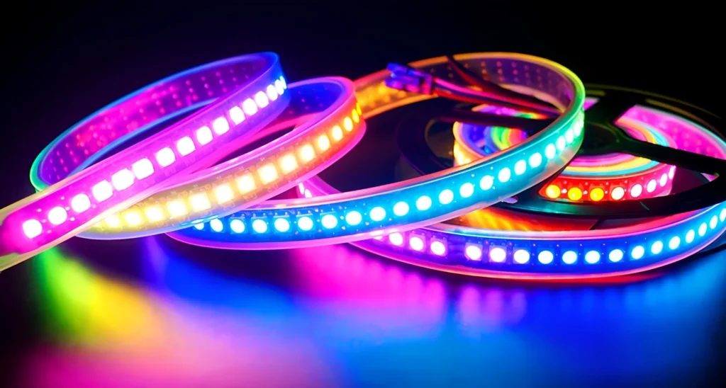 LED lights and displays